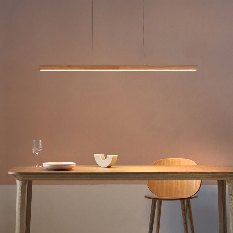 Suspension Linéaire Design en Bois