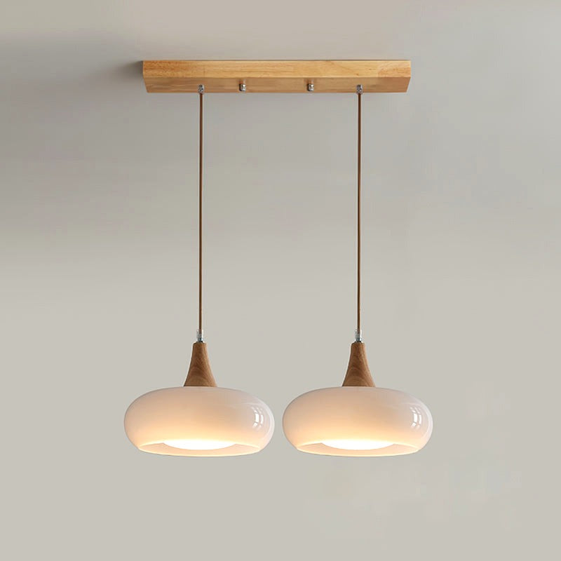 Suspension Bois 1/2/3 Lampes