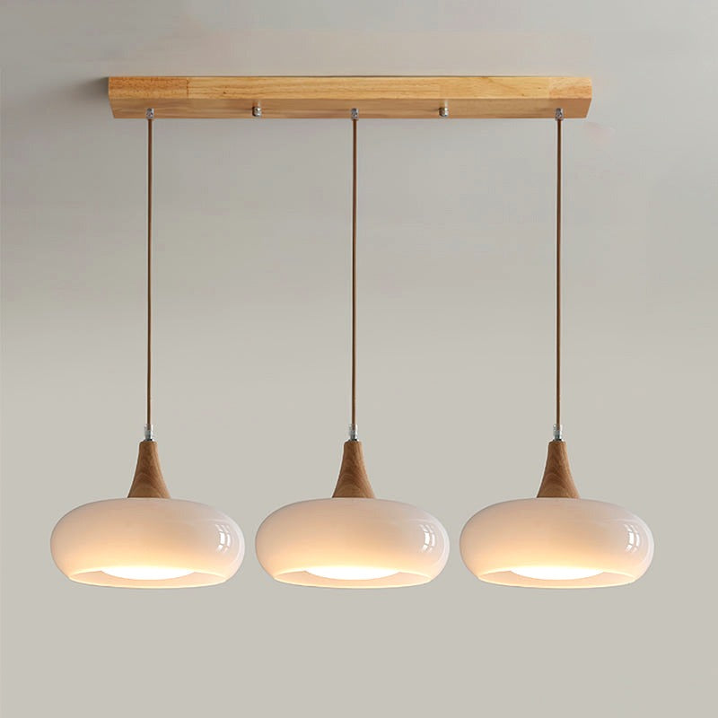 Suspension Bois 1/2/3 Lampes