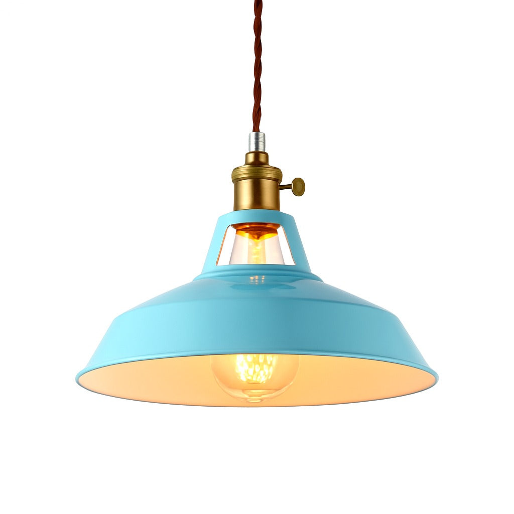 Suspension LED en Métal Coloré