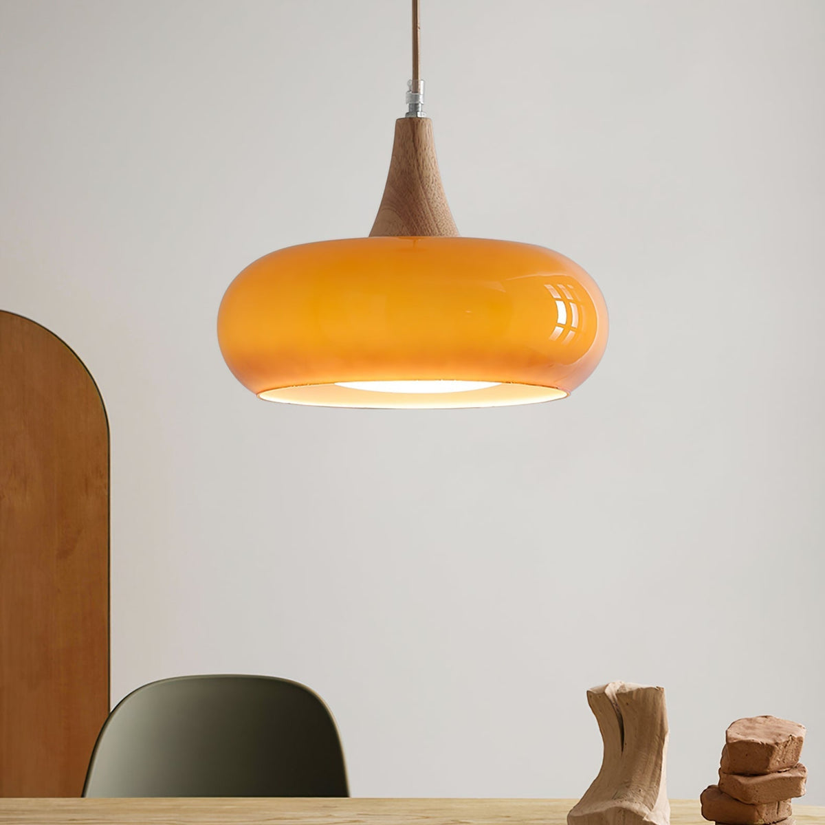 Suspension Bois 1/2/3 Lampes