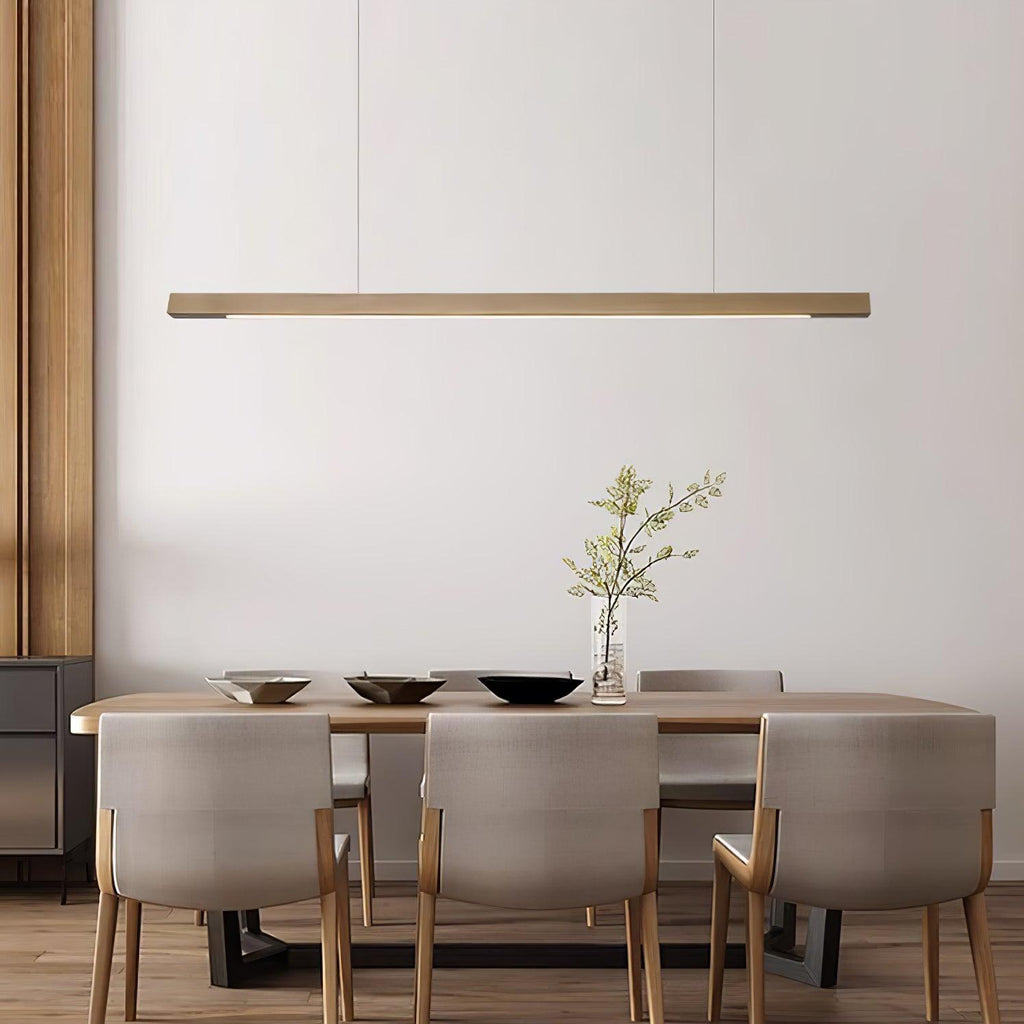 Suspension Linéaire Design en Bois