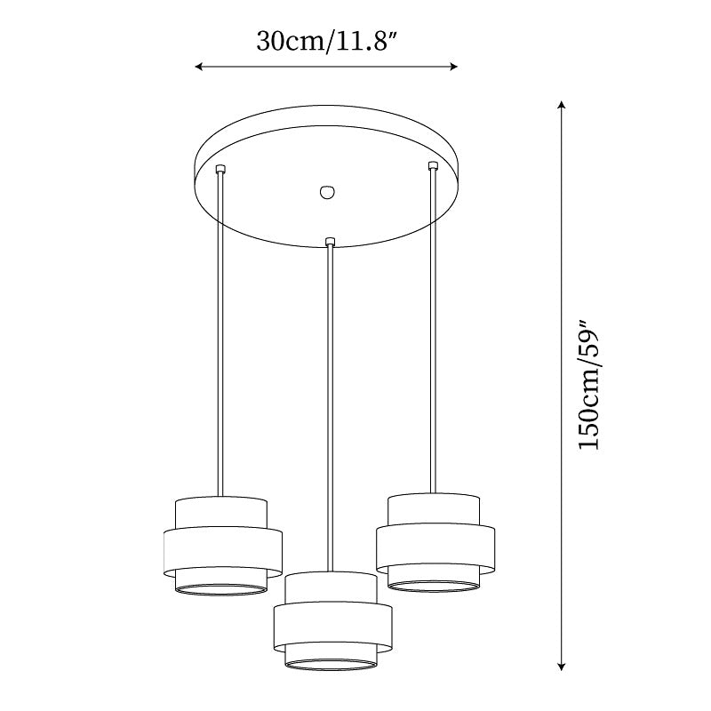 Suspension Travertin