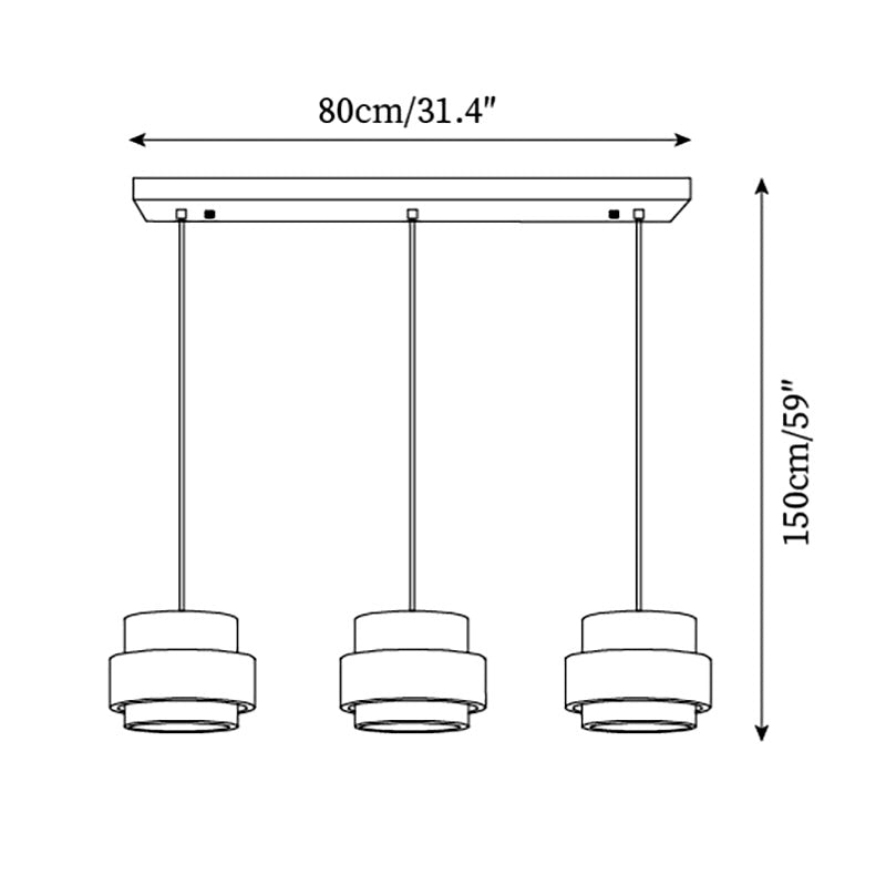 Suspension Travertin
