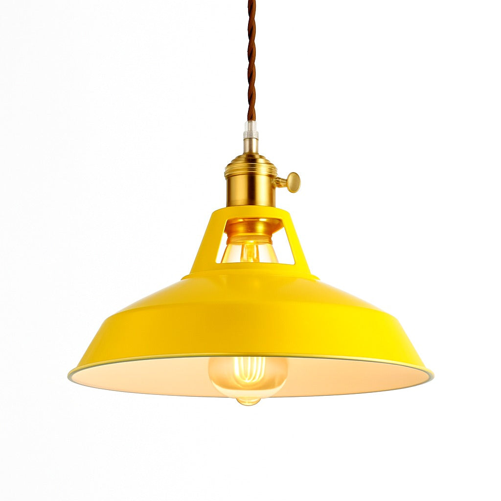 Suspension LED en Métal Coloré