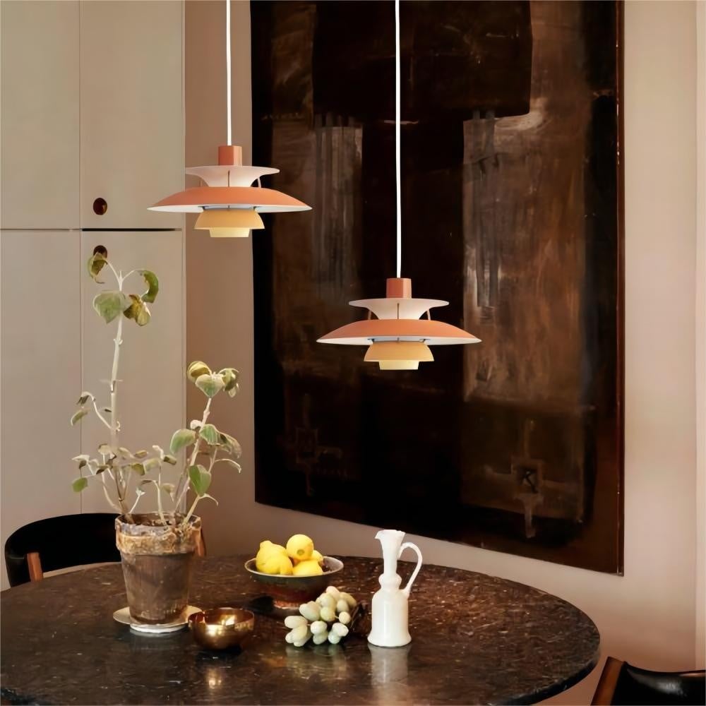 Suspension Macaron avec Abat-jour