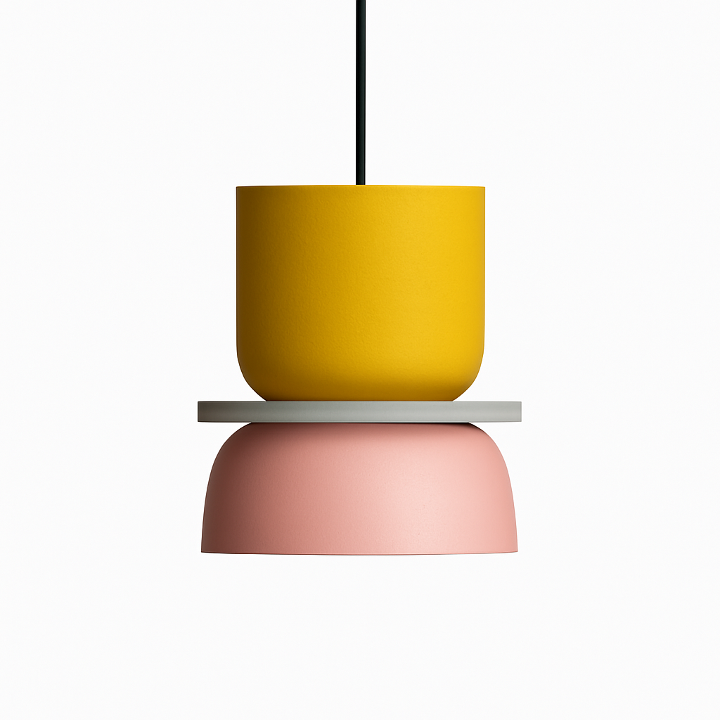 Suspension Colorée de Formes Ludiques