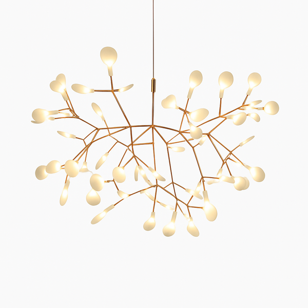 Suspension Design Moderne LED Arbre Couleur Cuivré ou Noir