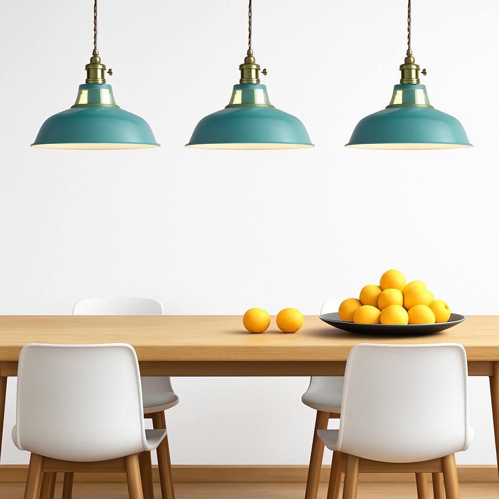 Suspension LED en Métal Coloré