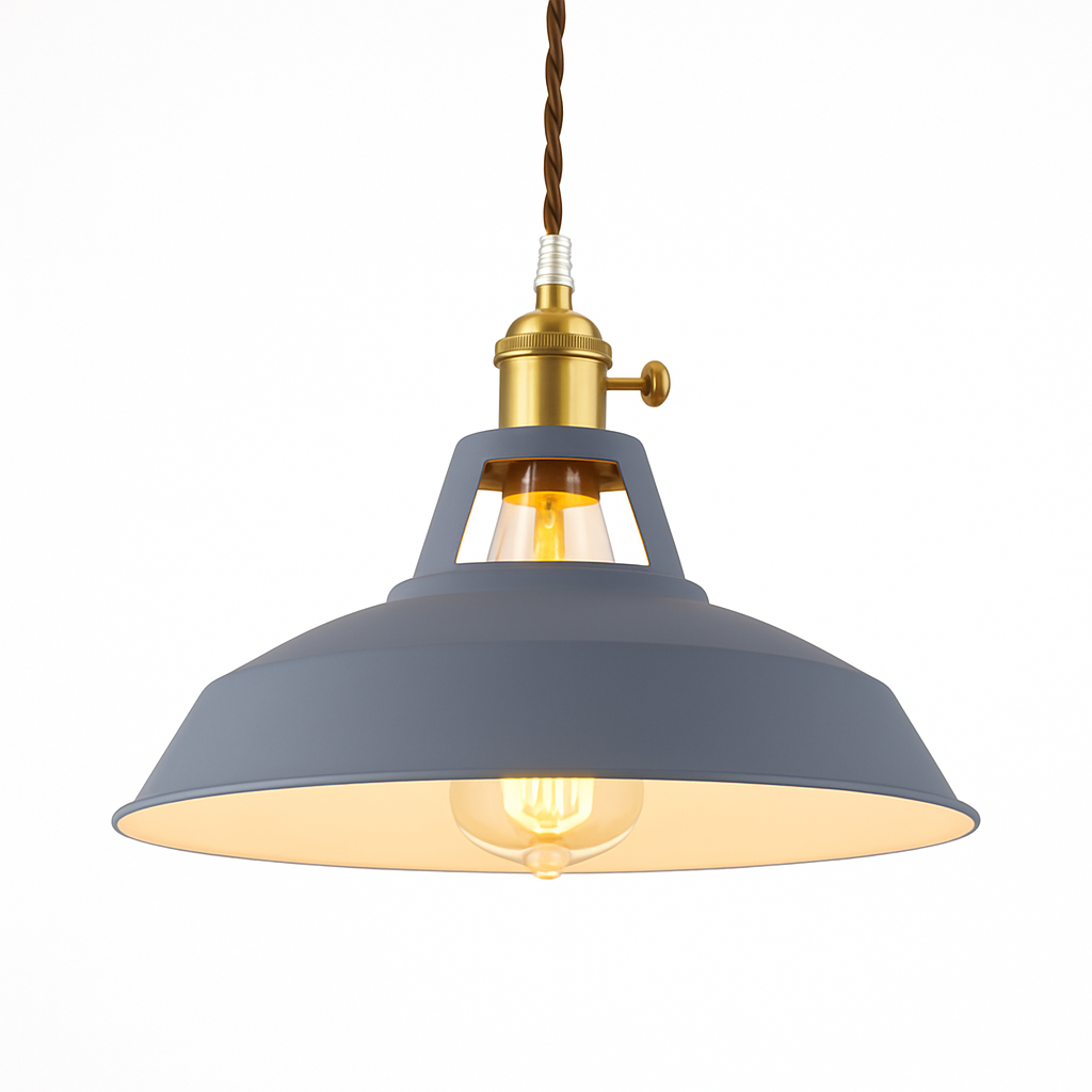 Suspension LED en Métal Coloré