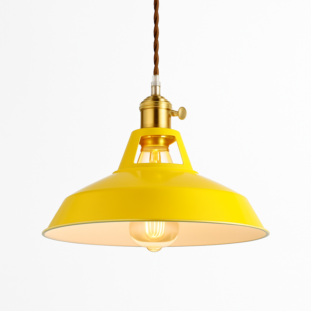 Suspension LED en Métal Coloré